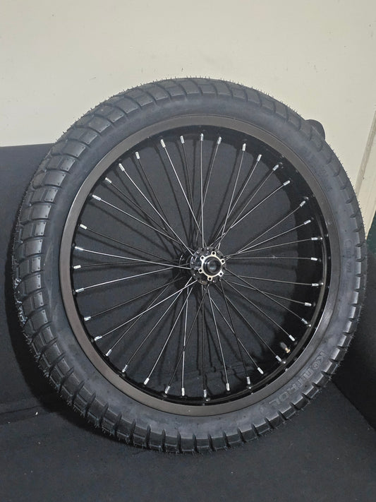 19" moto front wheel
