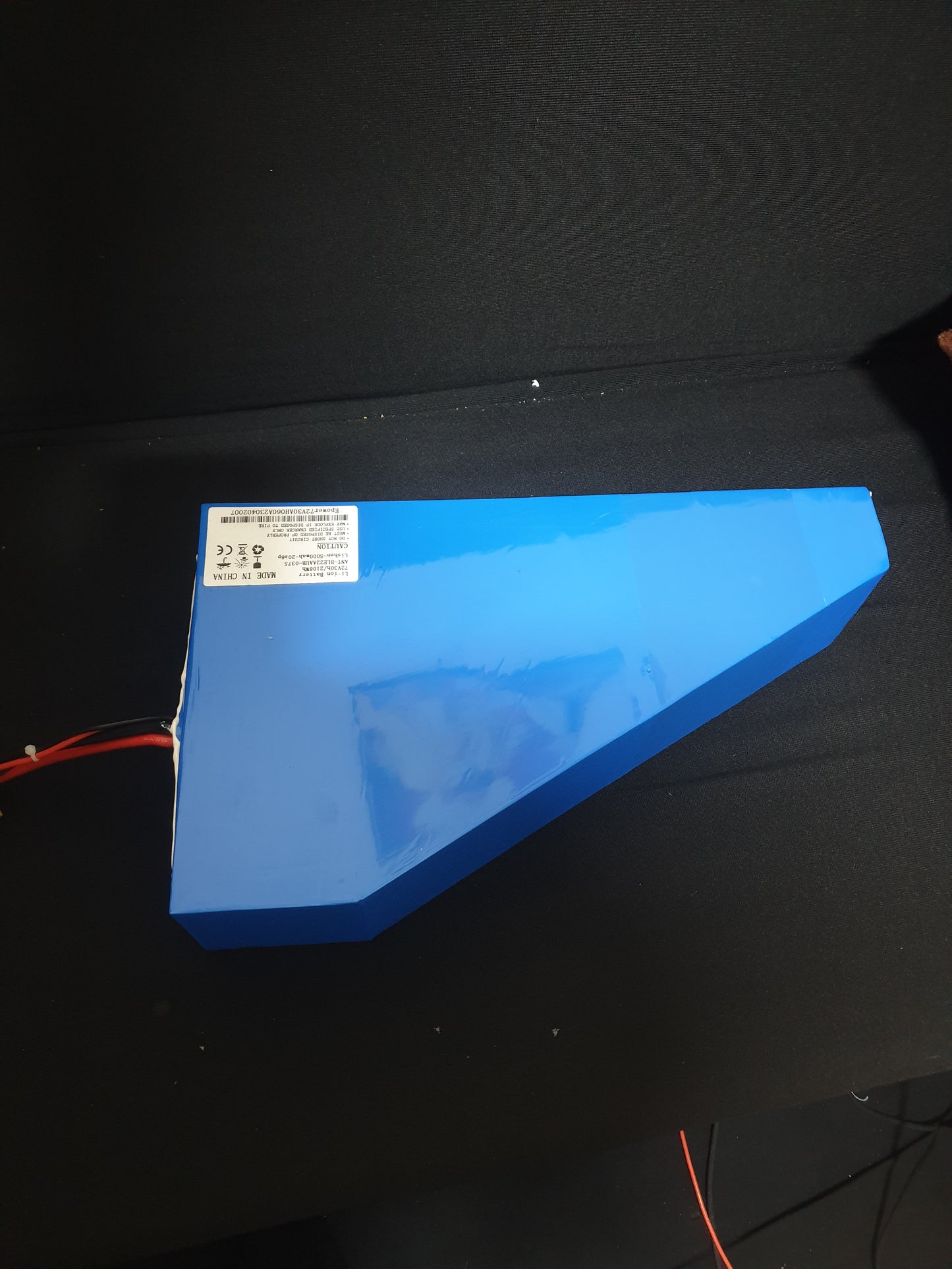72v 30ah 60A BMS triangle ebike battery