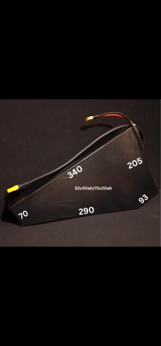 52v 30ah 60a bluetooth ANT BMS triangle ebike battery