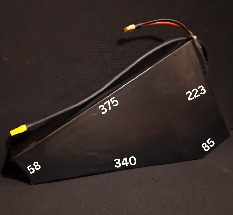 60v 28ah 80a bluetooth ANT BMS triangle ebike battery