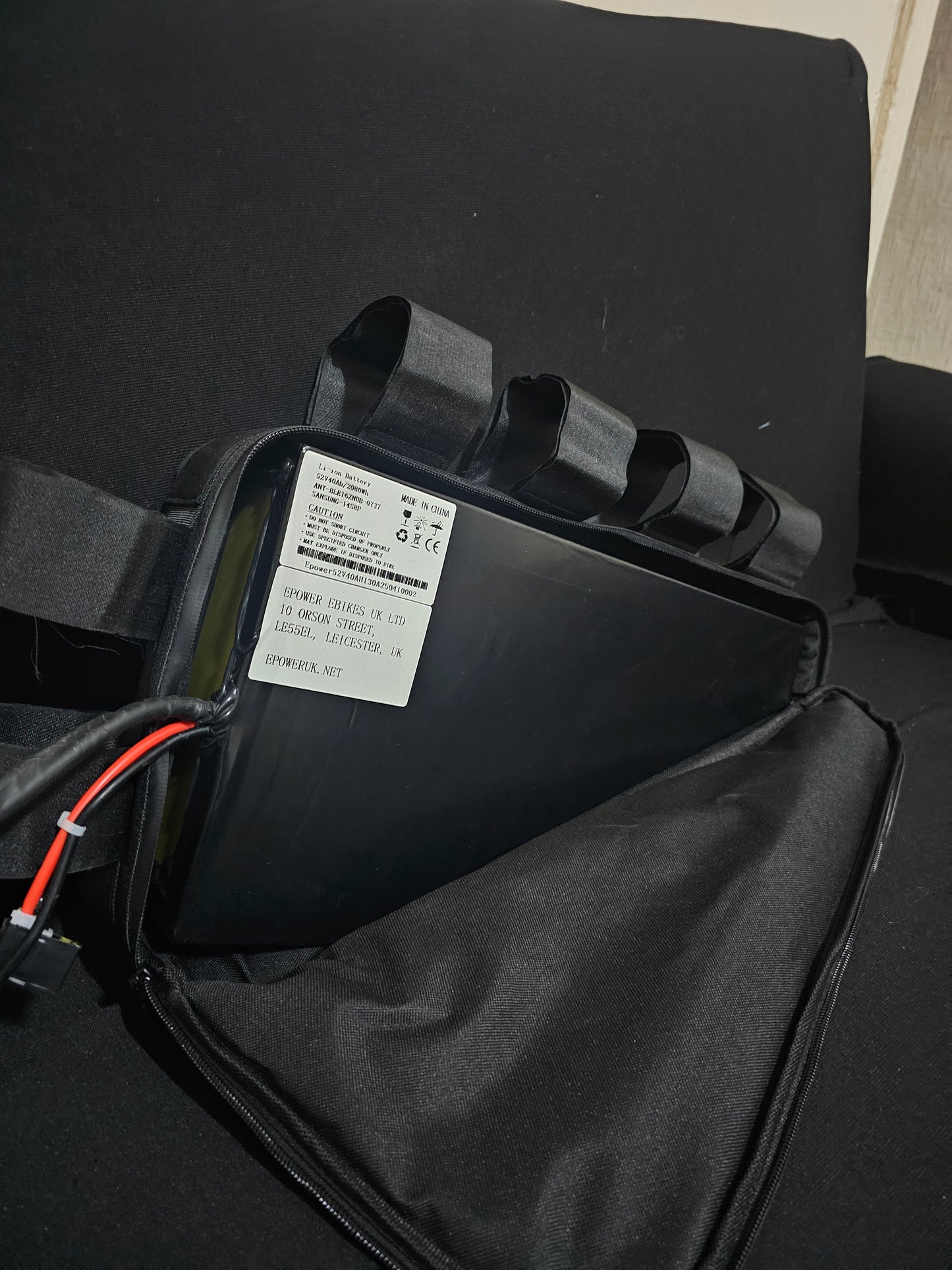 Ebike battery bag